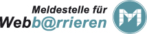 Meldestelle für Webbarrieren